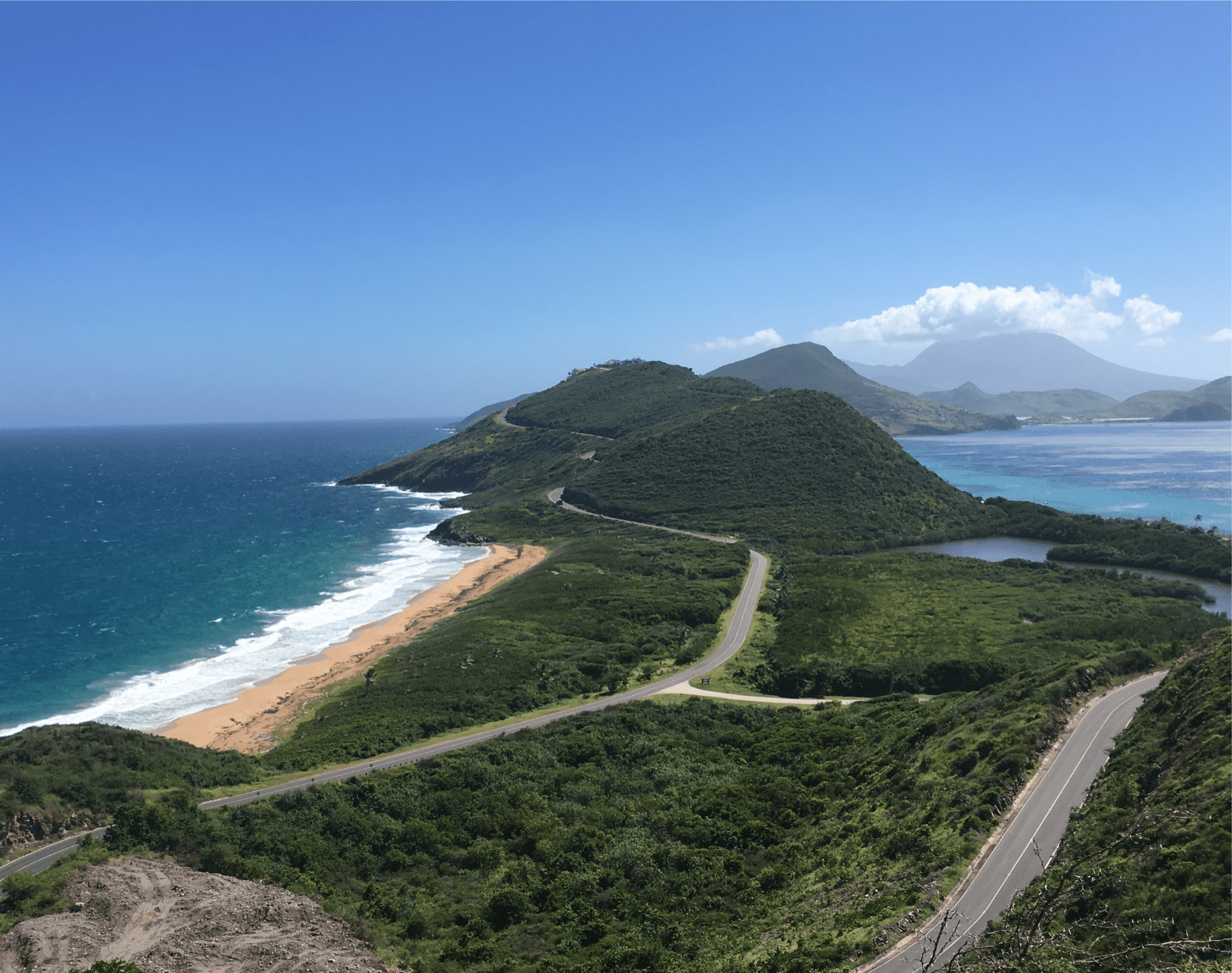 Road to South St Kitts