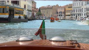 Motoring down the Grand Canal