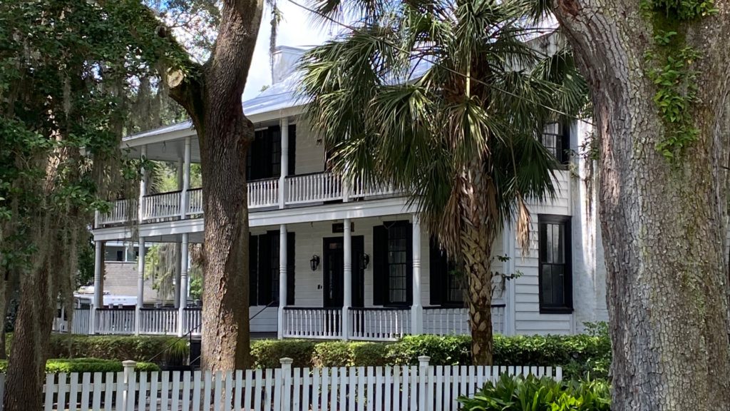 Deep porches and tall shutters