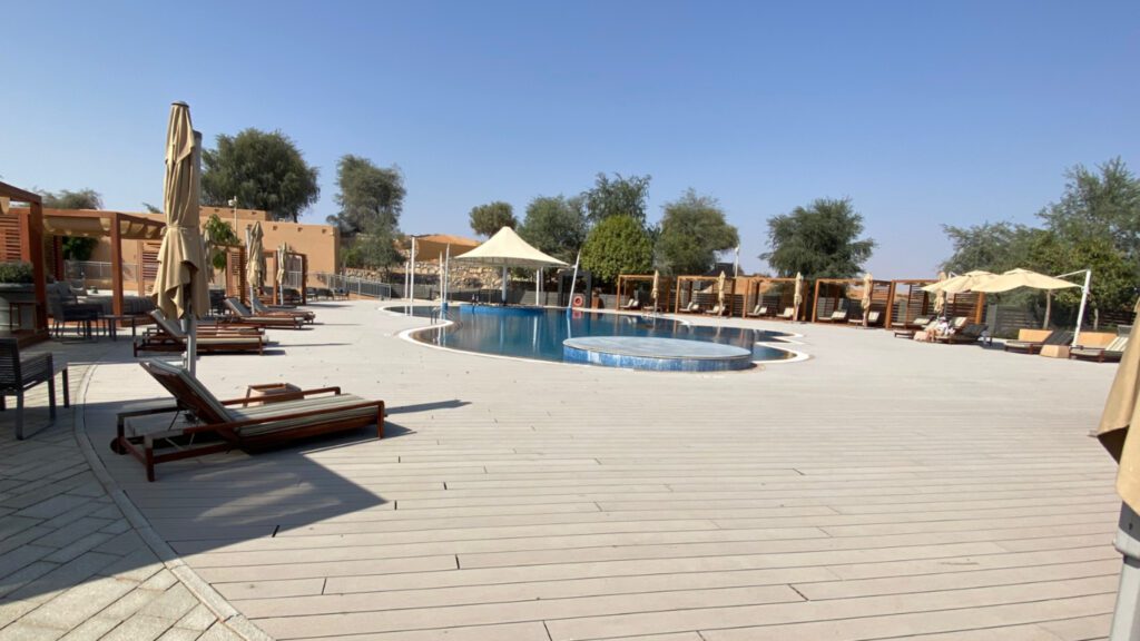 Al Wadi Desert Resort has an oasis