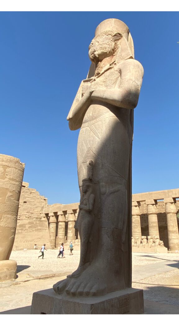 Ramesses II outside the Hypostyle Hall