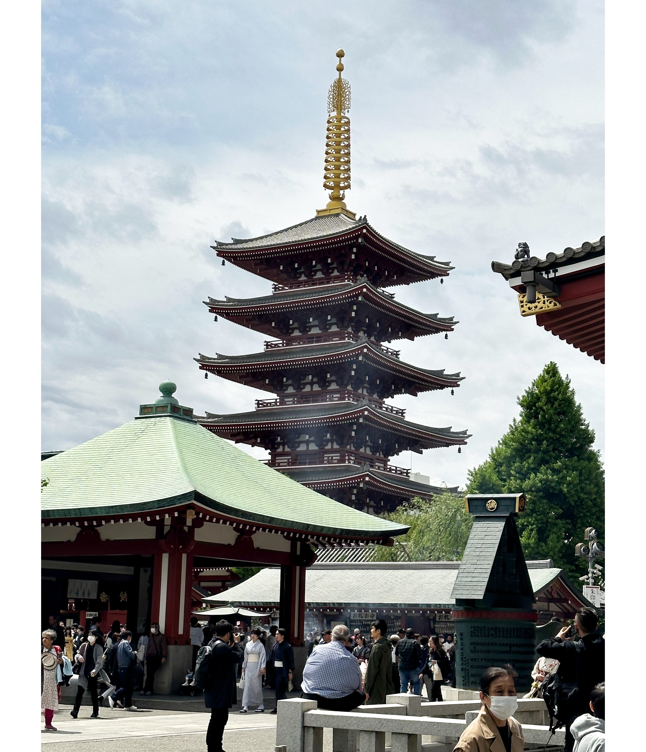 Five Story Pagoda next to Hondo