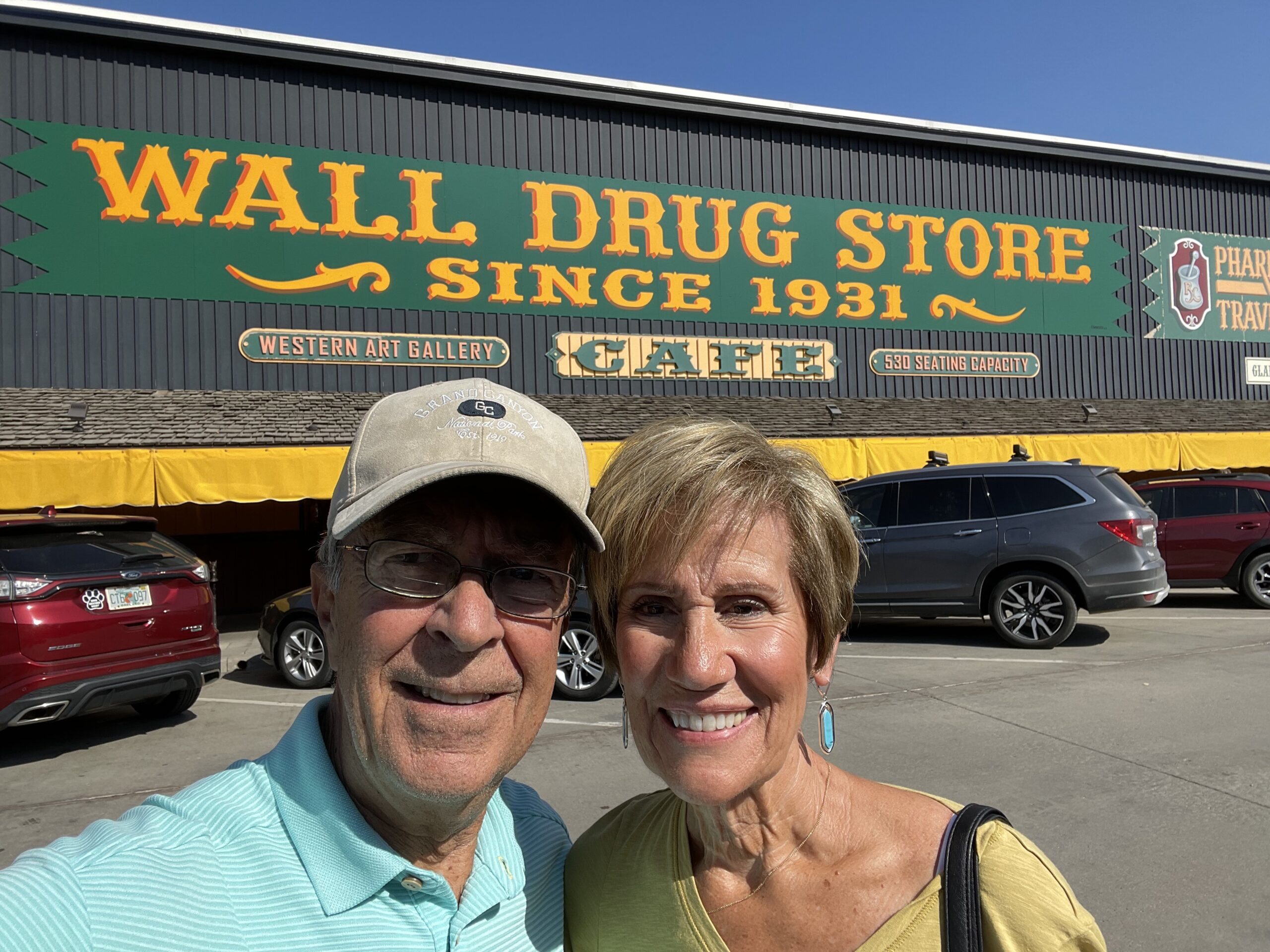 Our Odyssey began here in Wall,South Dakota