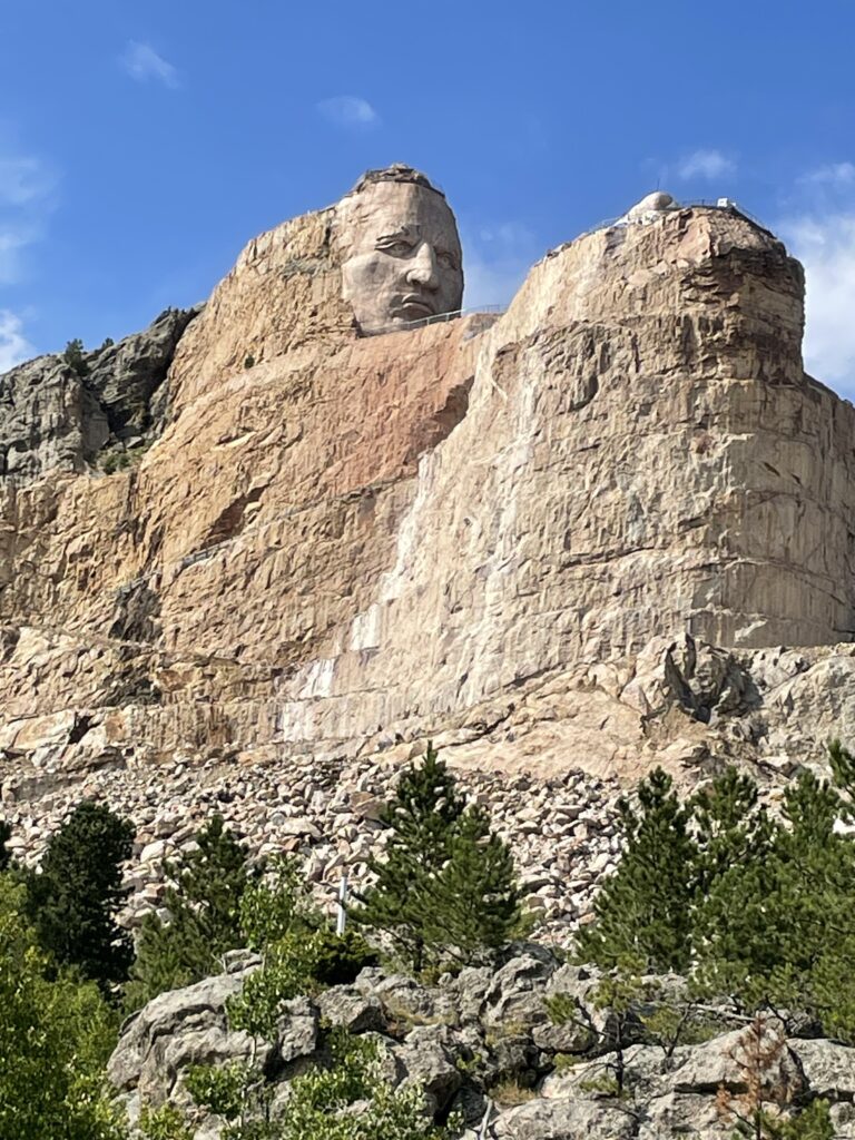 Front View of Crazy Horse Memorial