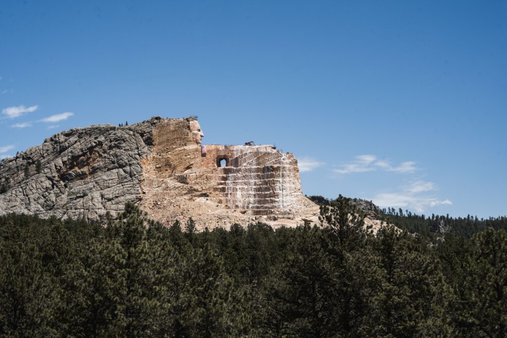 Crazy Horse Monument in Custer County