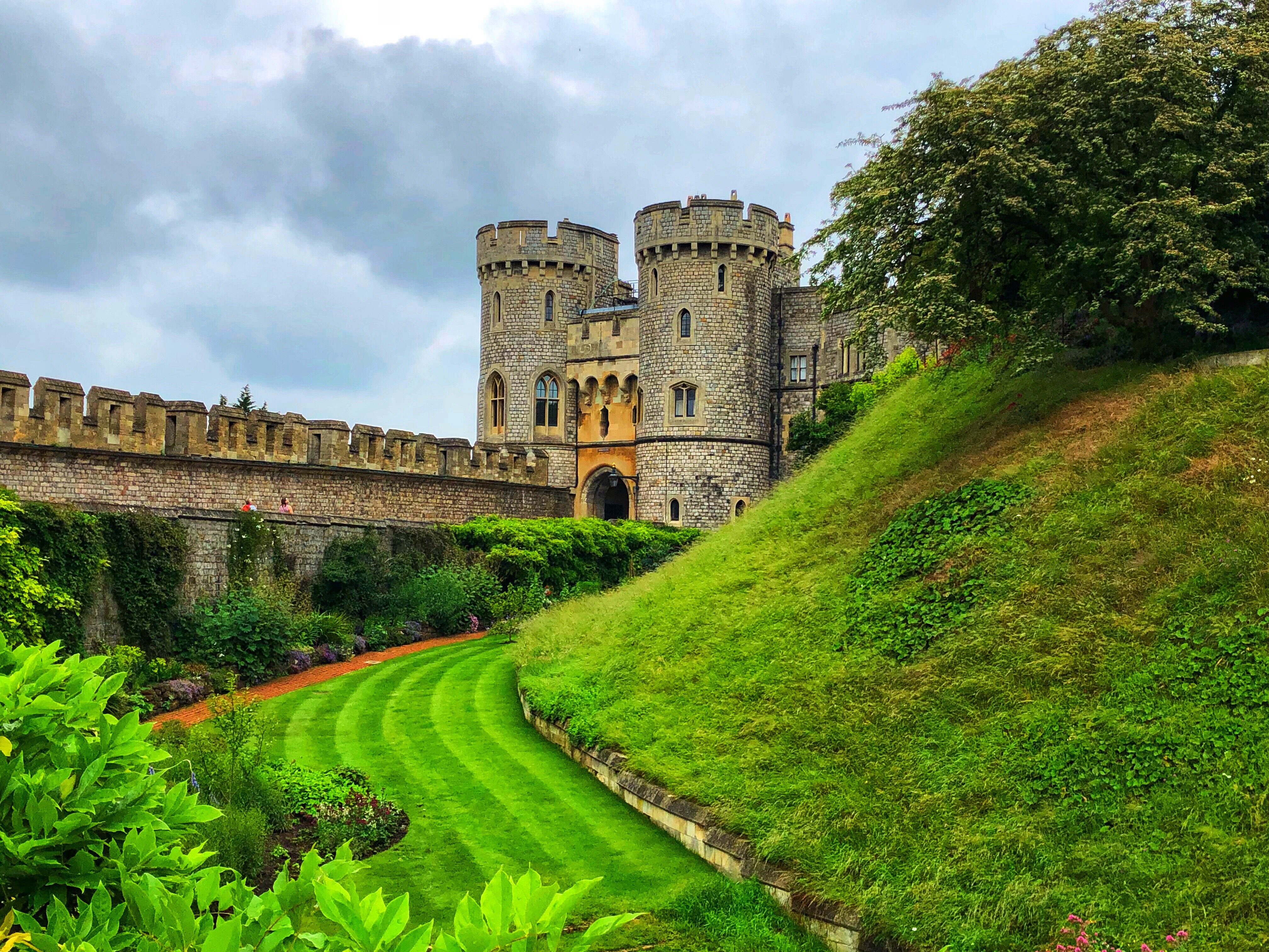 On the grounds of Windsor Castle in the United Kingdom!