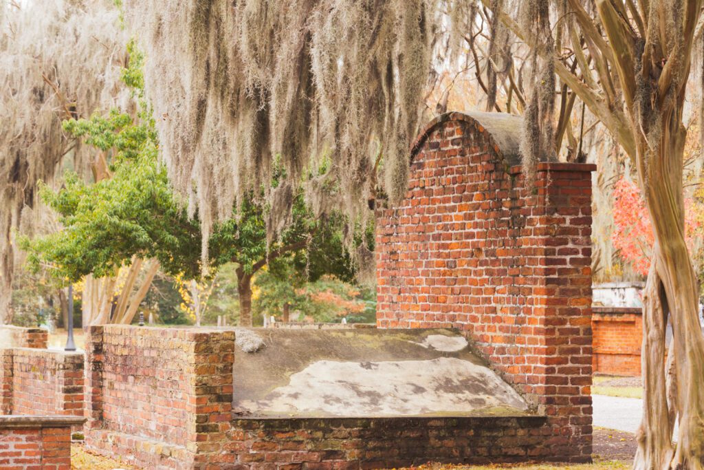 Brick Grave Colonial Park Cemetery Savannah GA