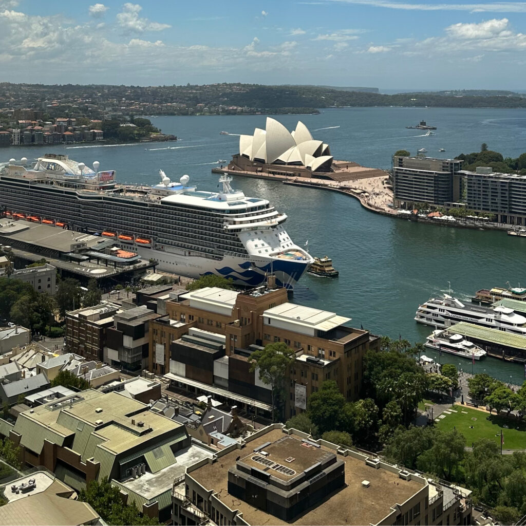 Hotel Room View of Sydney Harbour