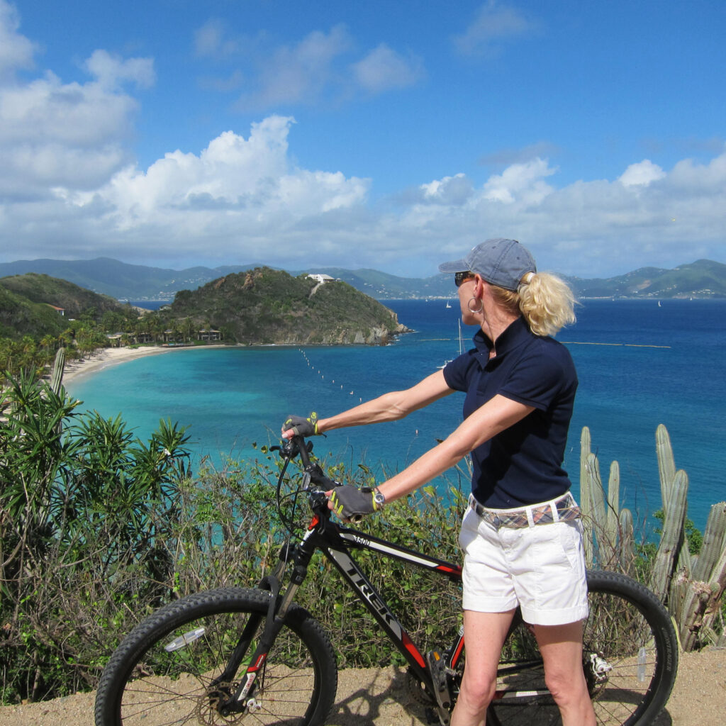 Biking the Peter Island Peak 2017