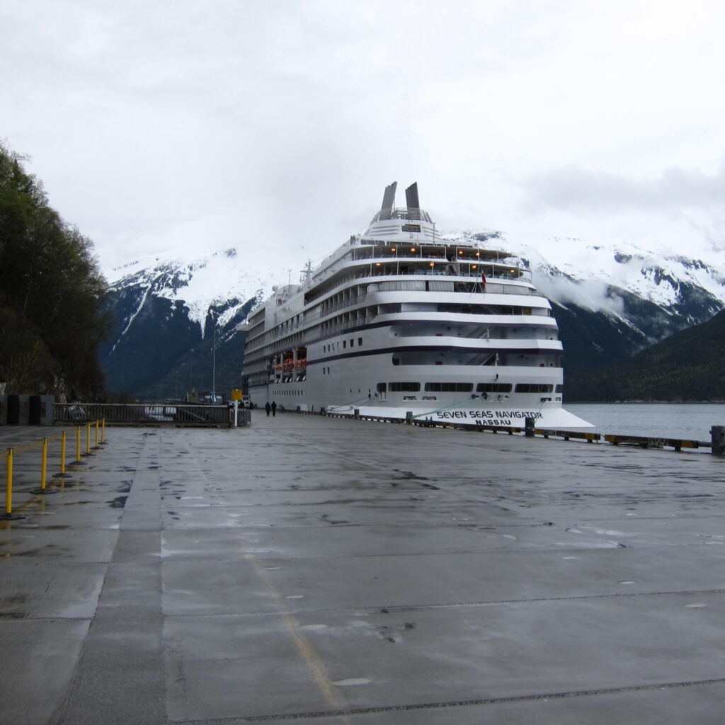 Big Boat Cruising in Juneau Alaska