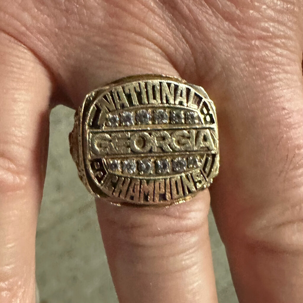 Georgia Bulldogs 1980 Champs Ring