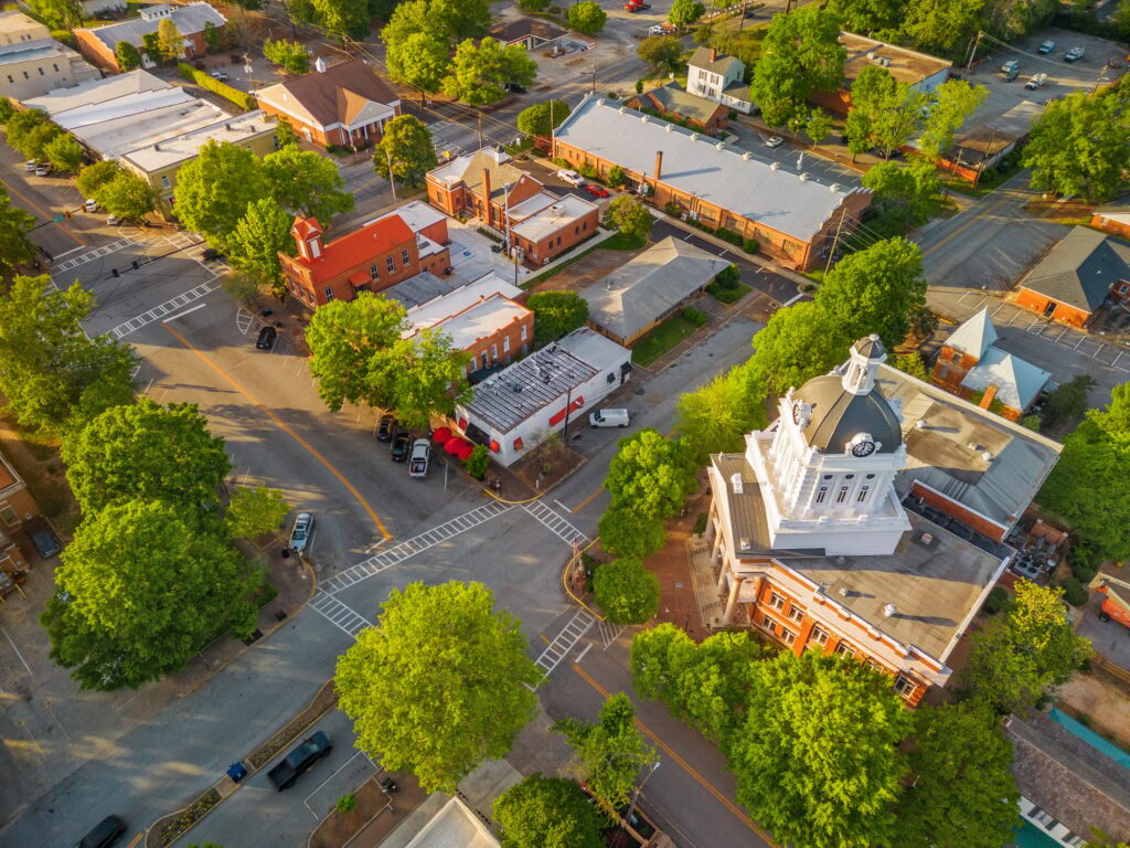 Historic Downtown - Madison, Georgia, USA 